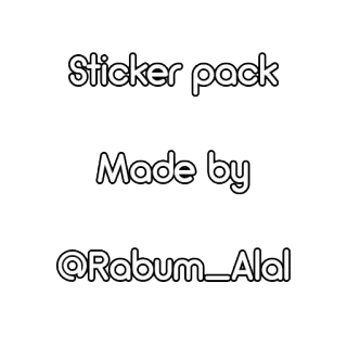 📃 Sticker pack
Made by
@Rabum_Alal sticker pack, text, social media telegram sticker