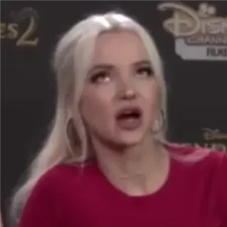 🌿 Dove Cameron Dove Cameron, Attrice, Celebrità, Disney, Bionda telegram sticker