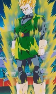 🔥 Gohan Dragon Ball Z 动漫, 龙珠, 悟饭, 超级赛亚人, 格斗, 卡通 telegram sticker