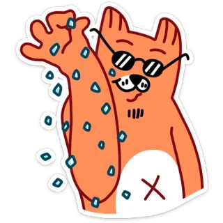 Лис из ВК (Fox от @TgSticker) whatsapp stickers