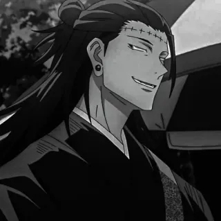 🚬 Suguru Geto Jujutsu Kaisen Anime, Manga, Jujutsu Kaisen, Suguru Geto, Personnage, Méchant telegram sticker