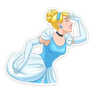 👀 Cinderella Dibujos animados, Princesa, Cenicienta, Disney, Ilustración whatsapp sticker