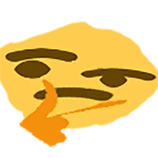 🤔 meme, smudge lord, offensive telegram sticker