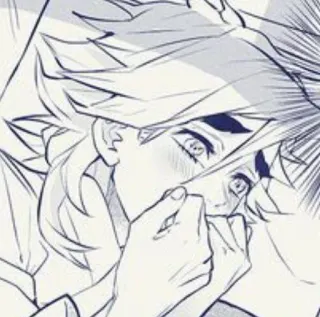 😄 Anime, Manga, Kunst, Nahaufnahme, Männlich, Gesicht telegram sticker