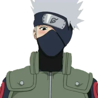 😳 Kakashi Naruto Anime, Kakashi, Naruto, Ninja, Kreskówka telegram sticker
