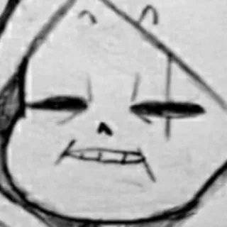 😑 Sans Undertale skeleton, videogame, character, fanart telegram sticker