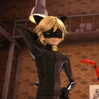 🤓 Cat Noir Miraculous: Tales of Ladybug & Cat Noir Cat Noir, Miraculous Ladybug, Anime, Kartun, Superhero whatsapp sticker