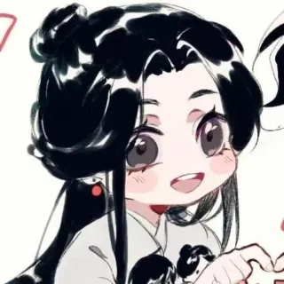 💗 动漫, 女孩, 卡通, 可爱, 插画 whatsapp sticker