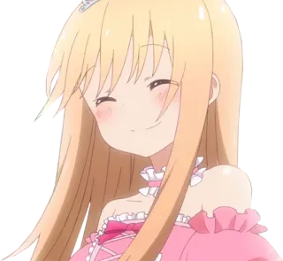 😊 Anime, Manga, Dibujo animado, Chica, Princesa, Rubia, Linda telegram sticker