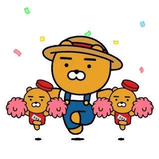 농협카드 카카오프렌즈 스페셜 이모티콘 By @KakaoEmoticon whatsapp stickers