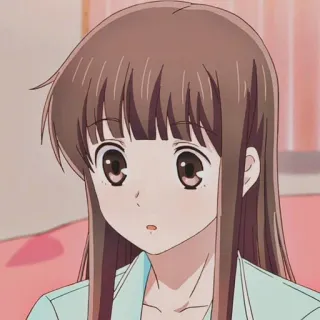 🦋 Tohru Honda Fruits Basket Аниме, Девушка, Тору Хонда, Fruits Basket telegram sticker