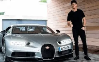 🏎 Cristiano Ronaldo Cristiano Ronaldo, Bugatti, car, athlete, soccer player telegram sticker