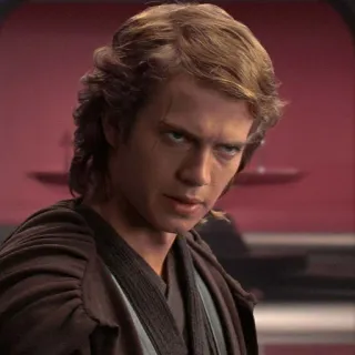 🤨 Anakin Skywalker Star Wars star wars, anakin, skywalker, jedi, movie telegram sticker