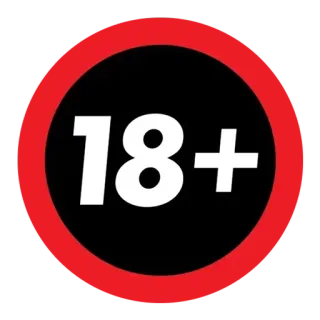 🔞 18+ adulti, limite di età, avviso contenuto telegram sticker