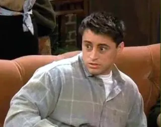 😳 Joey Tribbiani Friends amigos, sitcom, joey, joey tribbiani, serie tv whatsapp sticker