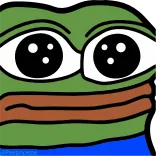 👀 Pepe the Frog pepe, rana, meme, internet, dibujo animado whatsapp sticker