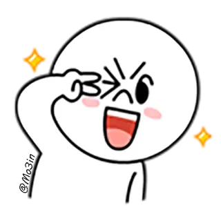 😉 Cartoon, Sticker, Figur, Süß, Emoticon telegram sticker