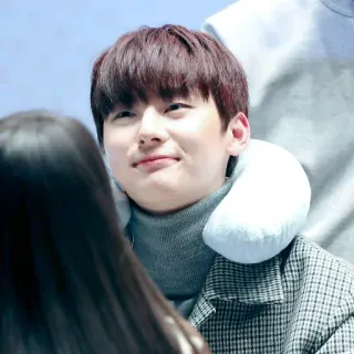 ☘ persona, retrato, coreano, sonriendo, masculino, hombre telegram sticker