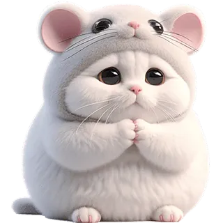 🥺 แมว, ลูกแมว, สัตว์, น่ารัก, หนู, น่ารัก whatsapp sticker
