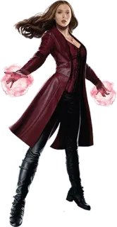 🔮 Scarlet Witch Scarlet Witch, superhero, Marvel, magic, Wanda Maximoff telegram sticker