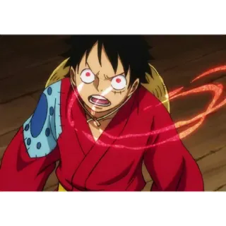 👀 Monkey D. Luffy One Piece anime, one piece, luffy, monkey d. luffy, character, pirate telegram sticker