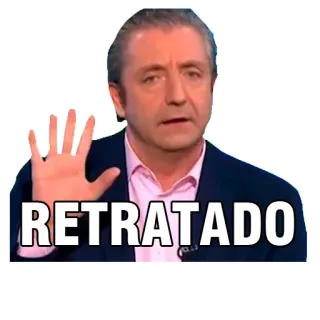 📸 RETRATADO man, hand, expression, serious, portrait telegram sticker