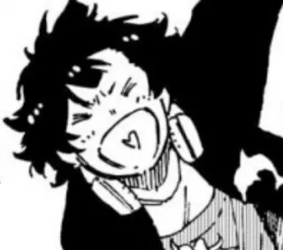 😍 Izuku Midoriya My Hero Academia anime, manga, deku, hero whatsapp sticker