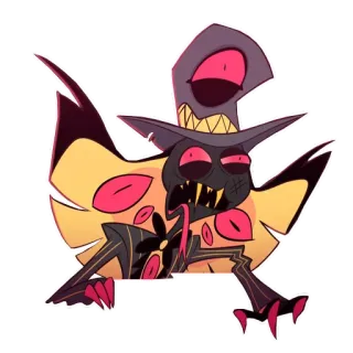 😰 Sir Pentious Hazbin Hotel ular, kartun, lucu, penjahat, hotel, iblis telegram sticker