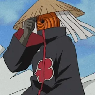 🕷 Tobi Naruto anime, manga, ninja, villain, mask telegram sticker