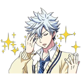 ✨ Anime, Manga, Personaje, Lindo, Sticker, Brillo telegram sticker