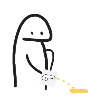 💧 stick figure, cartoon, drawing, humor whatsapp sticker