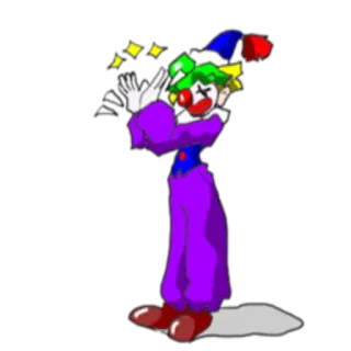 Clown @StikerDi telegram stickers