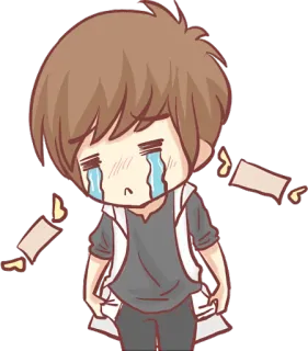 😭 triste, llorando, bolsillos vacíos, dibujos animados, personaje, emoción, arruinado telegram sticker