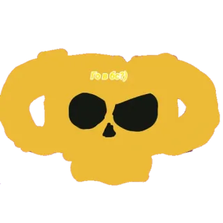🥺 Го в бс?) caveira, desenho animado, personagem, adesivo telegram sticker