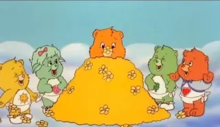 🍕 Care Bears, Cartoon, Bären, Freunde, animiert whatsapp sticker