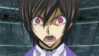 😡 Lelouch Lamperouge Code Geass anime, lelouch, code geass, augen, wütend telegram sticker