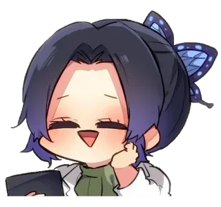 🦋 Shinobu Kocho Demon Slayer Anime, Demon Slayer, Shinobu Kocho, mignon, Manga, Dessin animé telegram sticker
