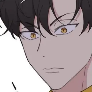 🎗 男性, ポートレート, キャラクター, アニメ, アート, イラスト telegram sticker