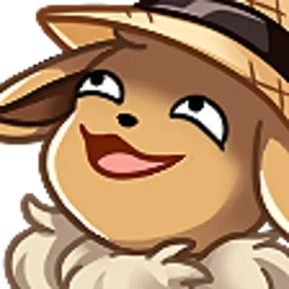 😏 Eevee pokemon, eevee, meme, divertido, lindo, animal, dibujos animados telegram sticker