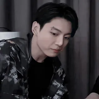 🌑 Jungkook kpop, bts, cantante, ídolo, masculino, asiático telegram sticker