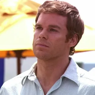 😕 Dexter Morgan Dexter crimen, asesino en serie, drama, tv, Michael C. Hall telegram sticker