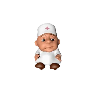 👨⚕️ verpleegkundige, dokter, medisch, ziekenhuis, cartoon, gezondheidszorg whatsapp sticker