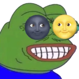 😂 Pepe the Frog Pepe, katak, meme, emoji whatsapp sticker