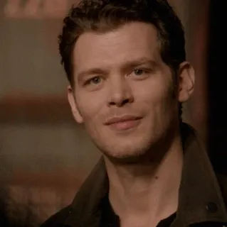 ✔️ Klaus Mikaelson The Vampire Diaries man, person, face, portrait telegram sticker