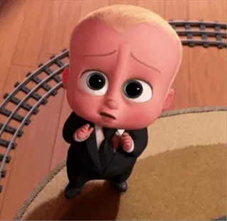 😳 The Boss Baby em bé, bộ com lê, hoạt hình, phim, nhân vật whatsapp sticker
