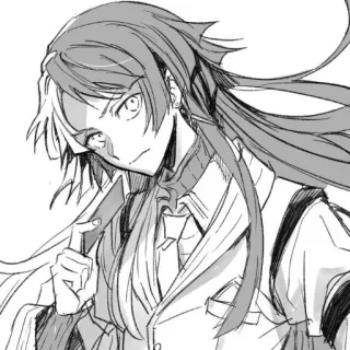🥀 Anime, Mangá, Personagem, Desenho, Arte telegram sticker