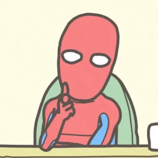 👉 spider-man, lustig, cartoon, meme, figur, illustration telegram sticker