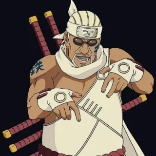 🐙 Killer Bee Naruto anime, manga, Killer Bee, Naruto, ninja telegram sticker