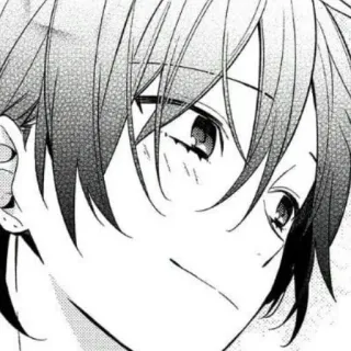 🤍 Anime, Manga, Illustratie, Portret, Jongen telegram sticker