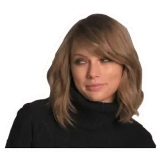 😒 Taylor Swift chanteur, célébrité, pop star, musicien, portrait telegram sticker